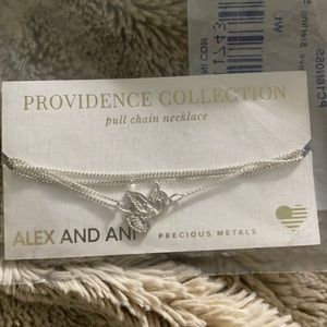 Alex and Ani Dove Pull Chain Necklace
